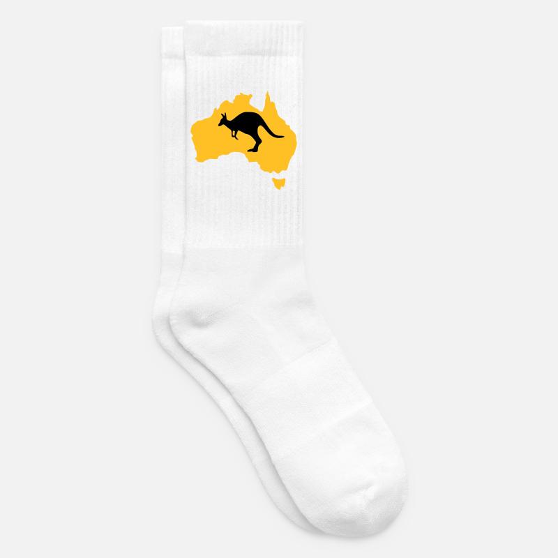 Australie - Chaussettes de tennis - blanc