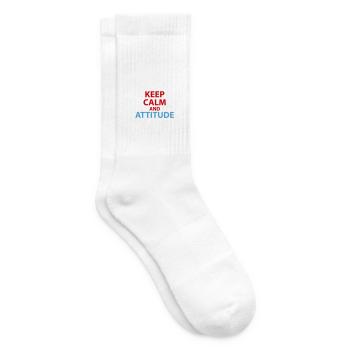 Ruhe und Attitüde Silhouette - Tennissocken - Weiß - Rechts