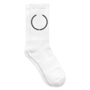 Lorbeerkranz - Tennissocken - Weiß - Rechts