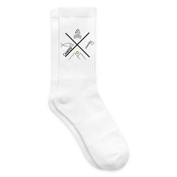 Lustiges Design für Camper - Tennissocken - Weiß - Rechts
