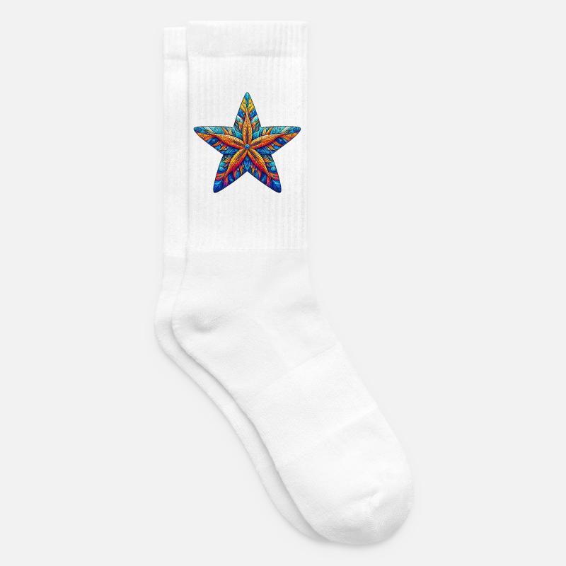 Seestern - Tennissocken - Weiß