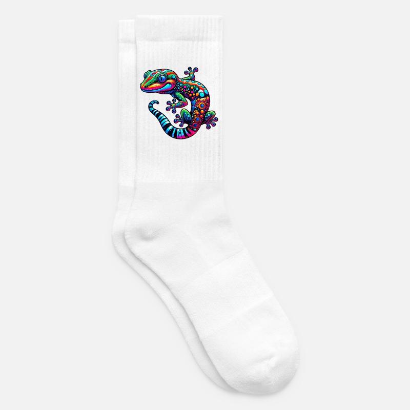 Gecko - Tennissocken - Weiß