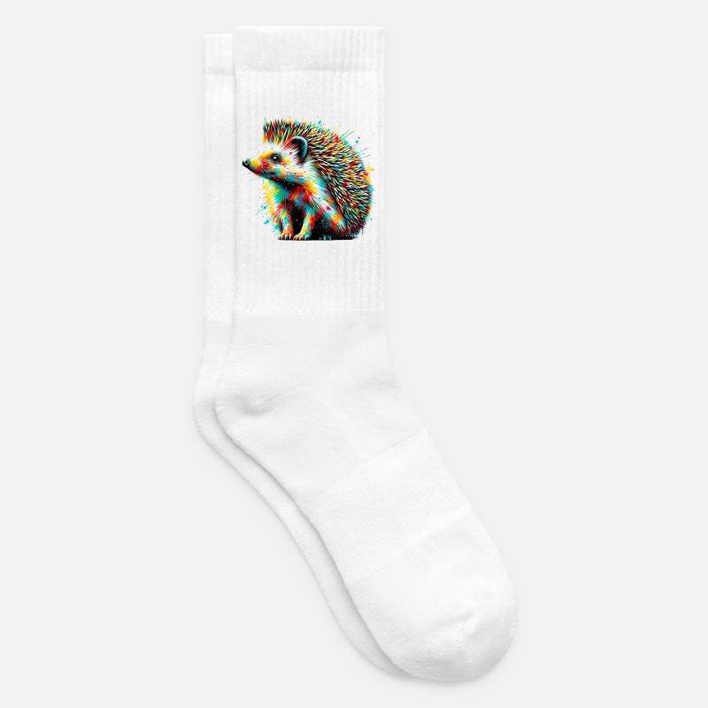 Igel - Tennissocken - Weiß