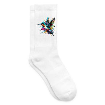Hummingbird - Tennis socks - white - Right