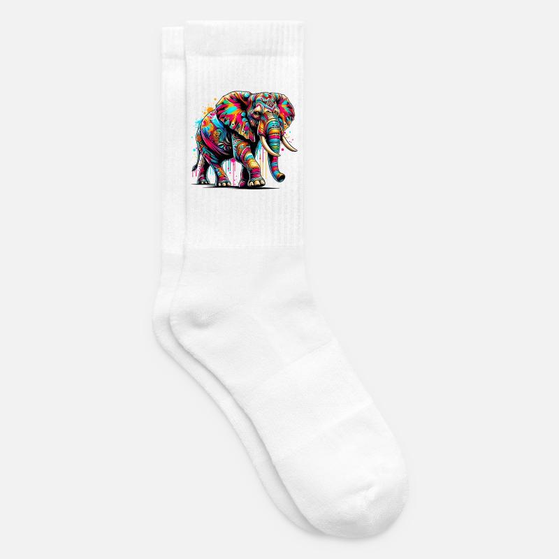 Elephant - Tennis socks - white