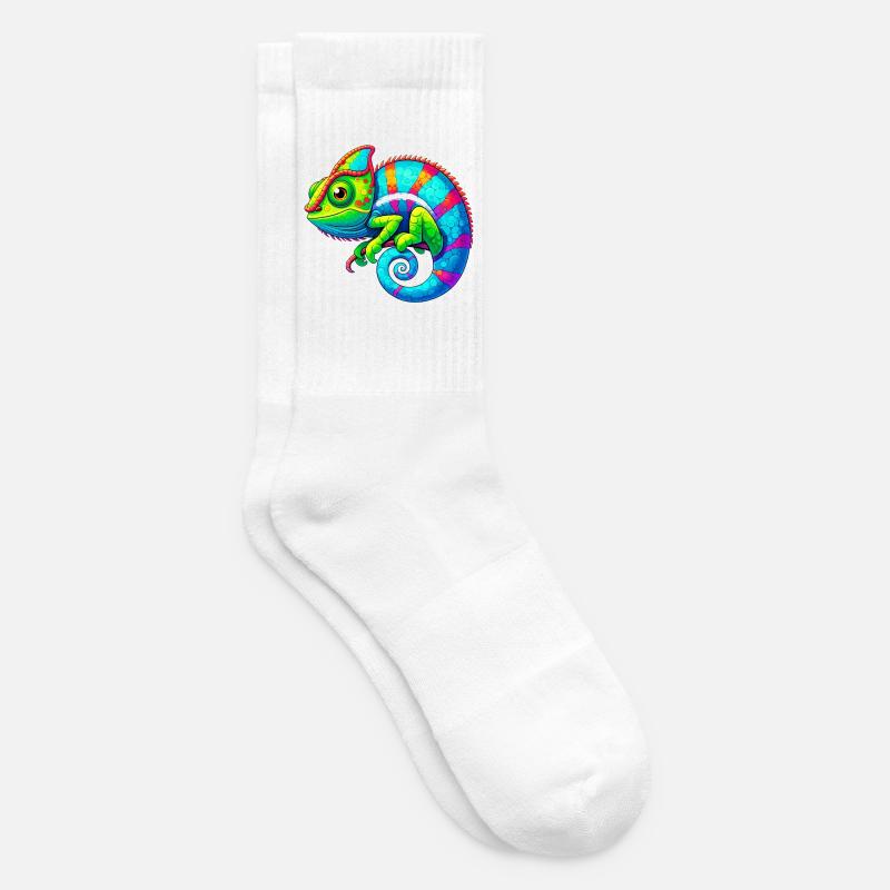 Caméléon - Chaussettes de tennis - blanc