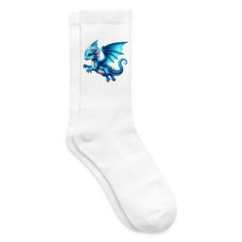 Dragon - Tennis socks - white - Right