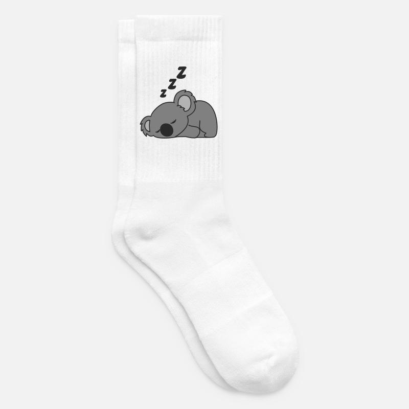 sleepy koala - Tennissocken - Weiß