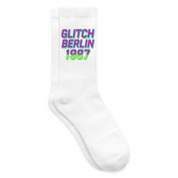 Glitch Berlin 1987 - Tennissocken - Weiß - Rechts