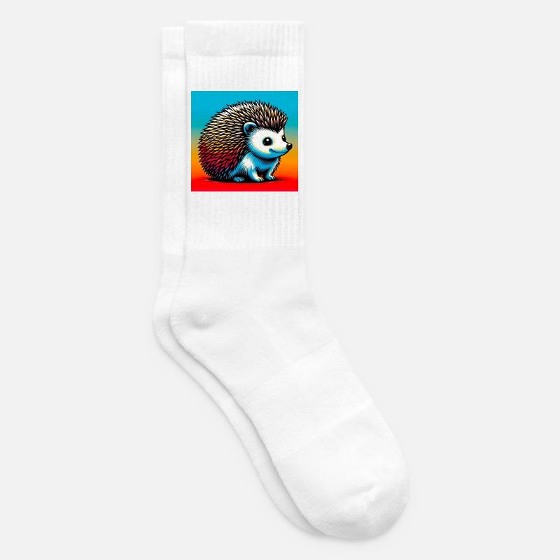 Igel - Tennissocken - Weiß