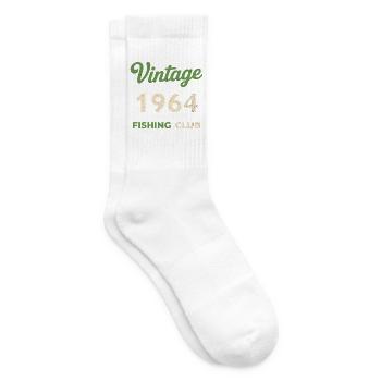 Millésime 1964 – Année de naissance rétro du club de pêche - Chaussettes de tennis - blanc - Droite