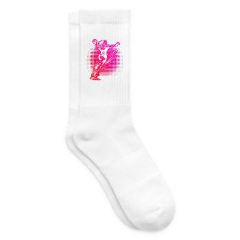 Ein Motiv nur für Handball fuer Frauen - Tennissocken - Weiß - Rechts