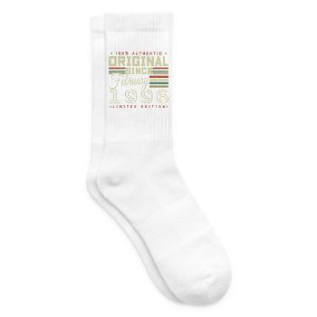 Großartig seit Februar 1996 - Tennissocken - Weiß - Rechts