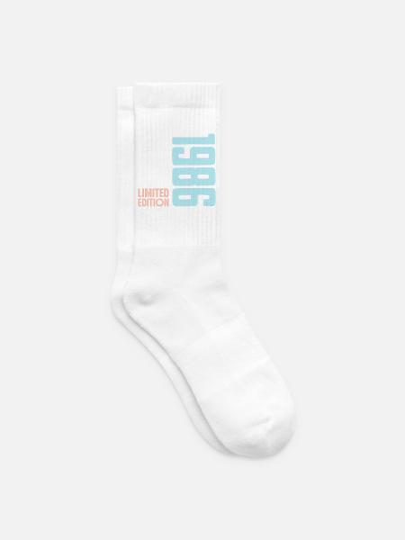 1986 Limited Edition Retro Geburtstag 40ster - Tennissocken - Weiß