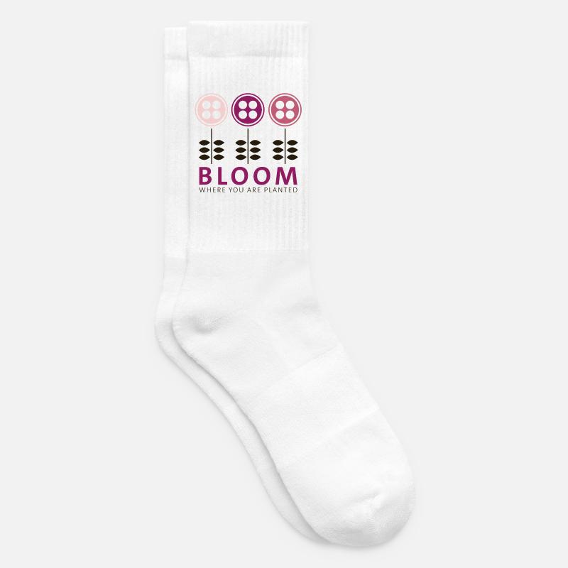 Bloom - Tennis socks - white