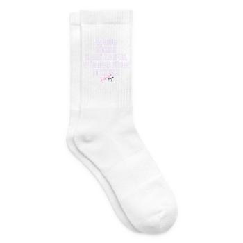 Warum Nasen Laufen, Füße Riechen - Tennissocken - Weiß - Rechts