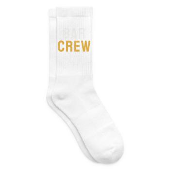 Équipe du bar, équipe de serveurs gastro, soirée boissons - Chaussettes de tennis - blanc - Droite