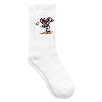 Koala Baseball - Tennissocken - Weiß - Rechts