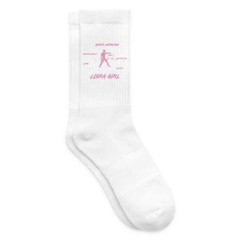 Zodiac sign Libra - Tennis socks - white - Right