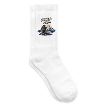 Pinguin-Abenteuer – Ich habe einen Plan - Tennissocken - Weiß - Rechts