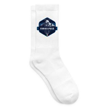 Furkelpass, Südtirol, Italien Motorrad-Dolomiten - Tennissocken - Weiß - Rechts