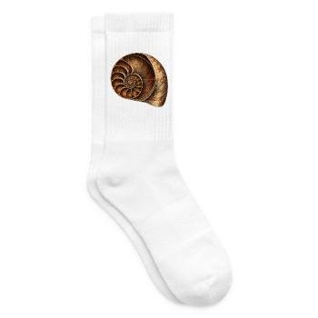 Fibonacci Spirale - Tennissocken - Weiß - Rechts