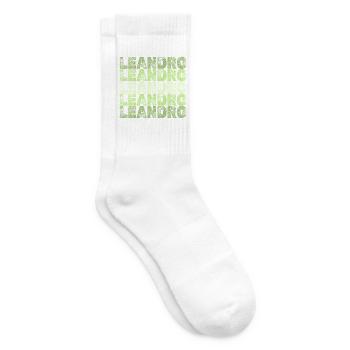Vorname Leandro - Tennissocken - Weiß - Rechts