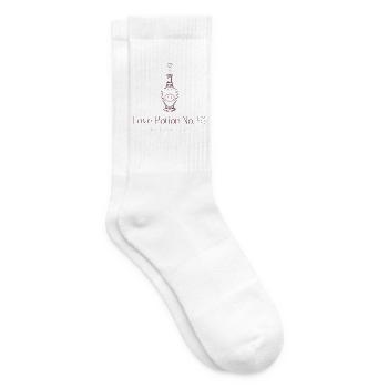 Love Potion No. 9% – Lustiges Liebestrank Design  - Tennissocken - Weiß - Rechts