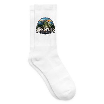 Bergpuls – Oben wird es ruhig - Tennissocken - Weiß - Rechts