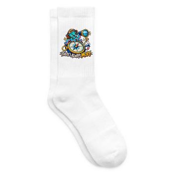 Es gibt immer mehr - Tennissocken - Weiß - Rechts