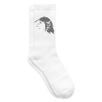 Greifvogel - Tennissocken - Weiß - Rechts