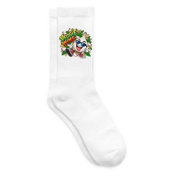 Cooles Radieschen - Tennissocken - Weiß - Rechts