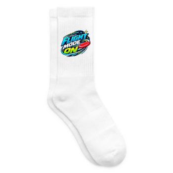 Flugmodus Aktiv - Tennissocken - Weiß - Rechts