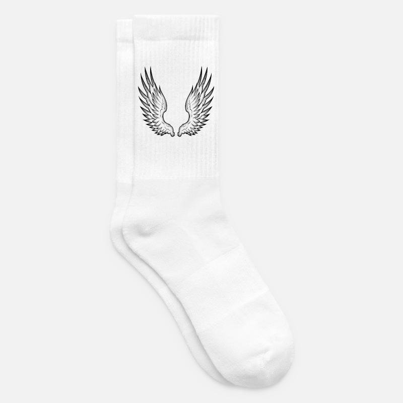 ailes d'ange - Chaussettes de tennis - blanc