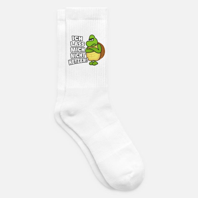Ich lass mich nicht hetzen! - Tennissocken - Weiß