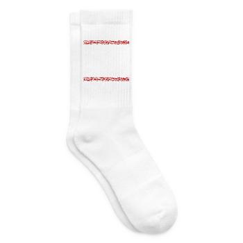FCK Cancer – Strong against cancer - Tennis socks - white - Right