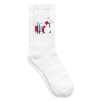 coloured_drums - Tennissocken - Weiß - Rechts
