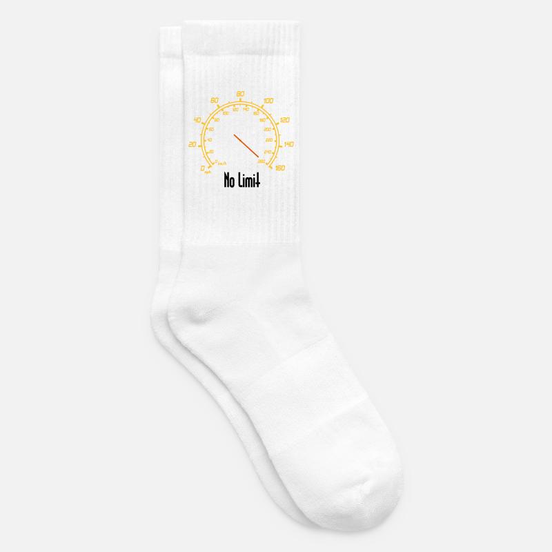 Tacho | No Limit - Tennissocken - Weiß