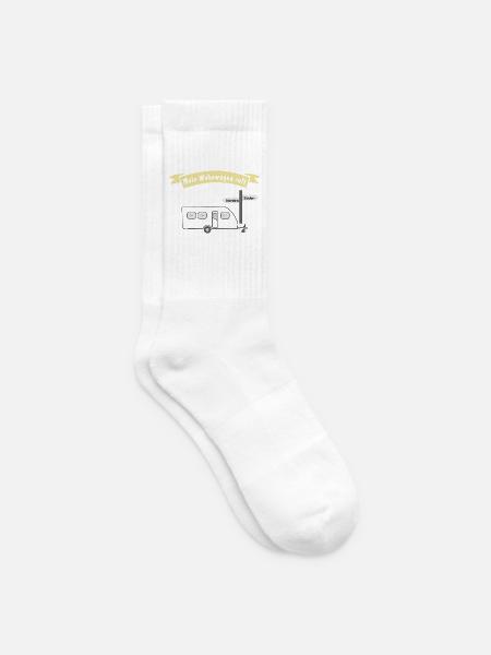 mein wohnwagen ruft - Tennissocken - Weiß