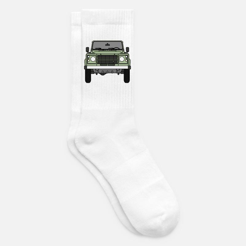 Defender - Front - Chaussettes de tennis - blanc