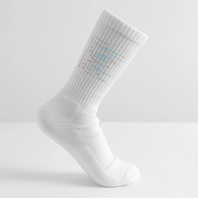 Être amis avec les programmeurs (en Python) Chaussettes de tennis