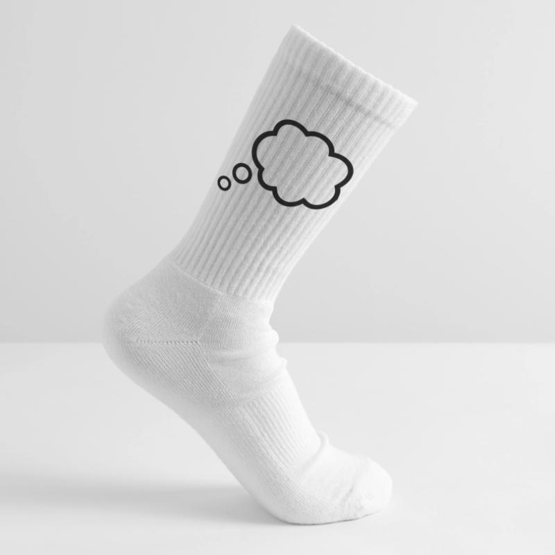 Thinking Bubble Comic Thought Bubble Bubble Thoughts Tennis socks