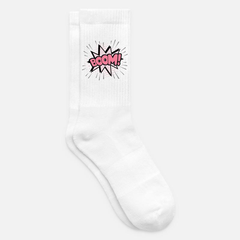 Boom rosa - Tennissocken - Weiß