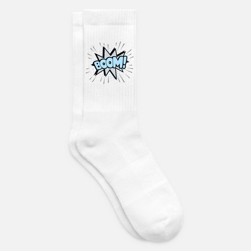 Boom blau - Tennissocken - Weiß