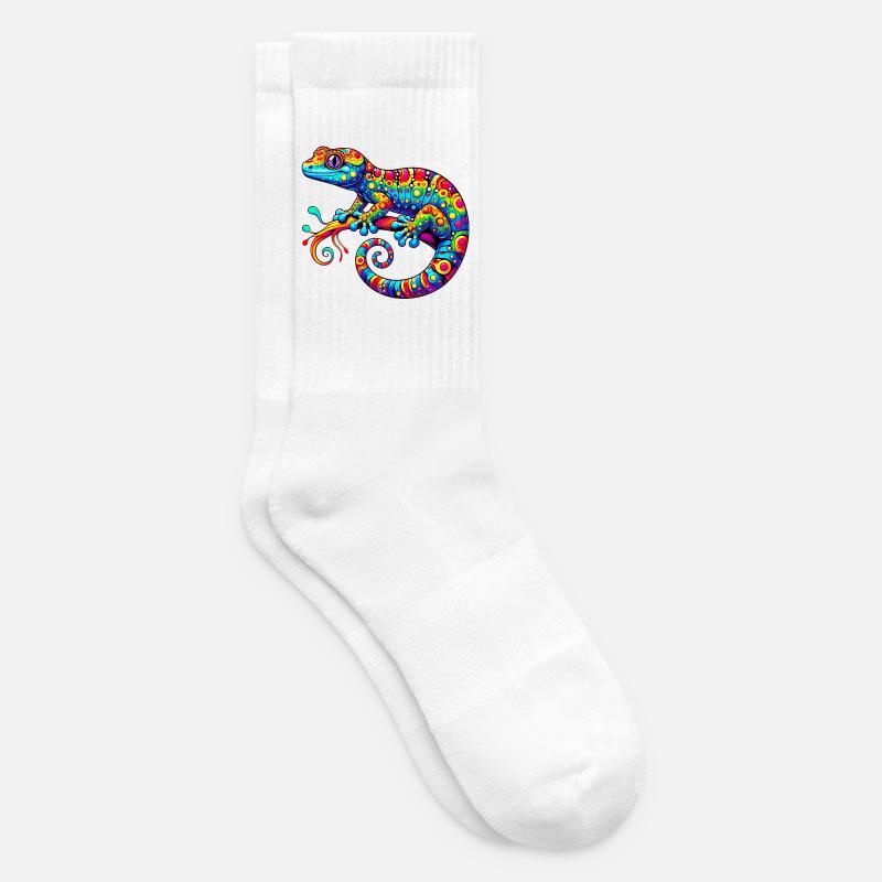 Gecko - Chaussettes de tennis - blanc