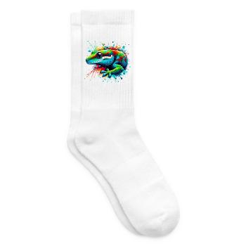 Gecko - Tennis socks - white - Right