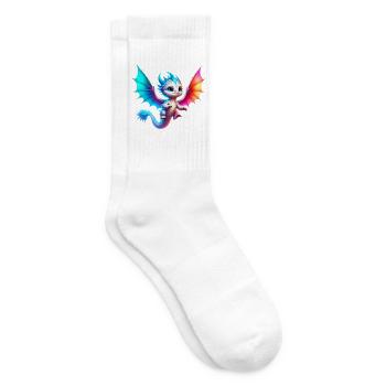 Dragon - Tennis socks - white - Right