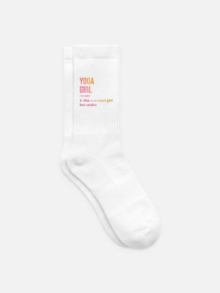 Yoga Yoga Yoga - Tennissocken - Weiß