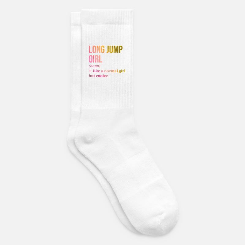 Weitsprung - Tennissocken - Weiß
