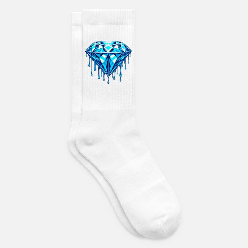 Diamant - Chaussettes de tennis - blanc